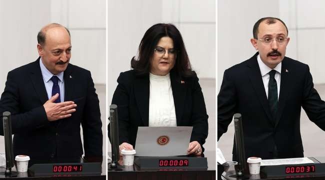 Yeni Bakanlar Meclis’te Yemin Etti