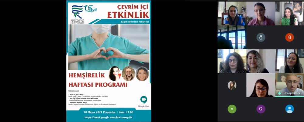 RTE Üniversitesinde Hemşirelik Haftası Programı Gerçekleştirildi