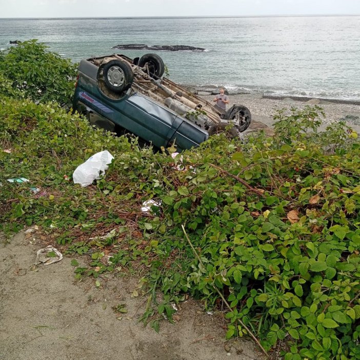 Rize’de trafik kazası