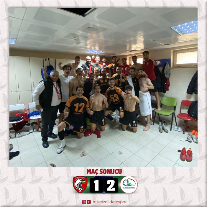 Rize Özelidare Bal Ligine Deplasmanda Galip Geldi