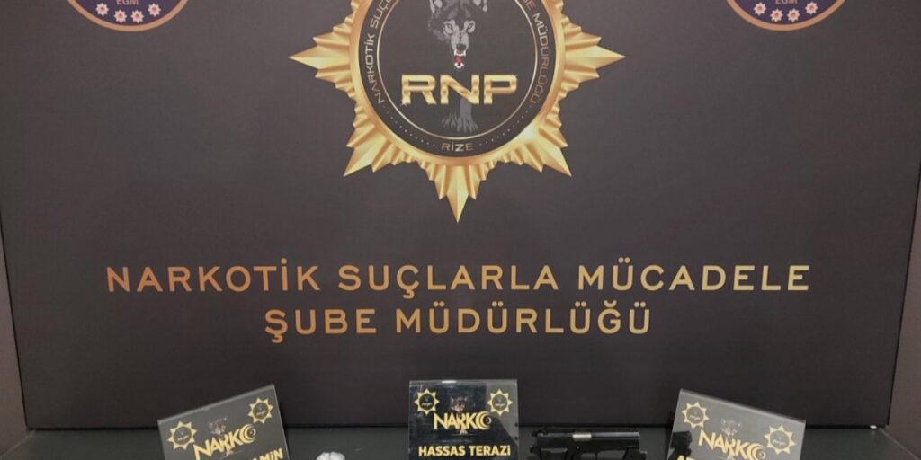 Rize’de Uyuşturucu Operasyonu