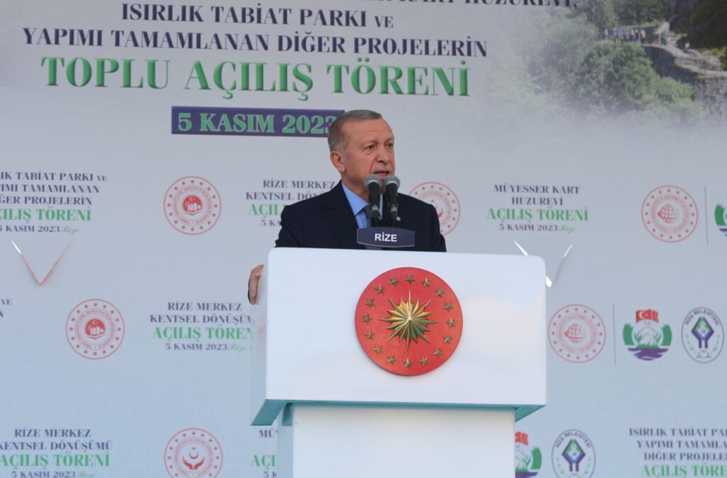 Cumhurbaşkanı RTE Baba Ocağı Rize’deydi