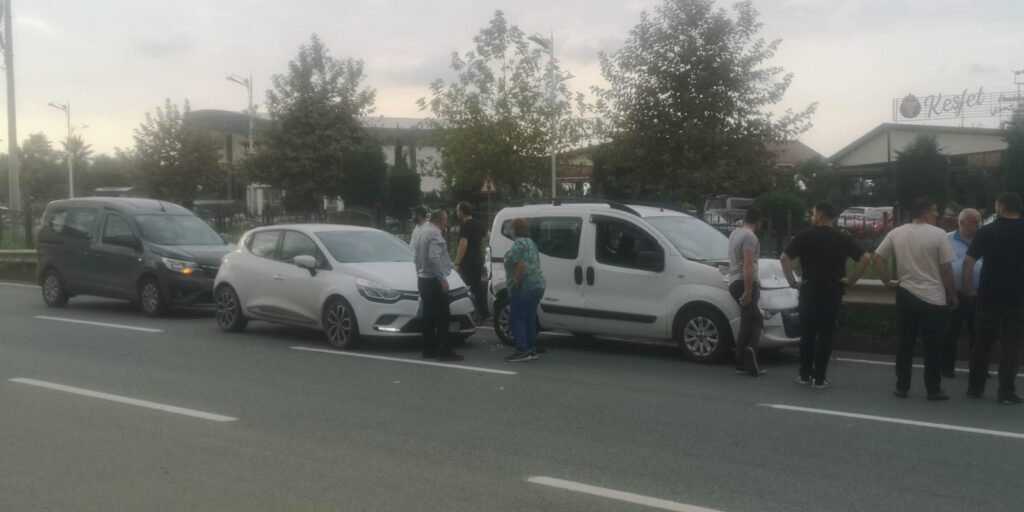 Rize’nin Derepazarı ilçesinde trafik kazası