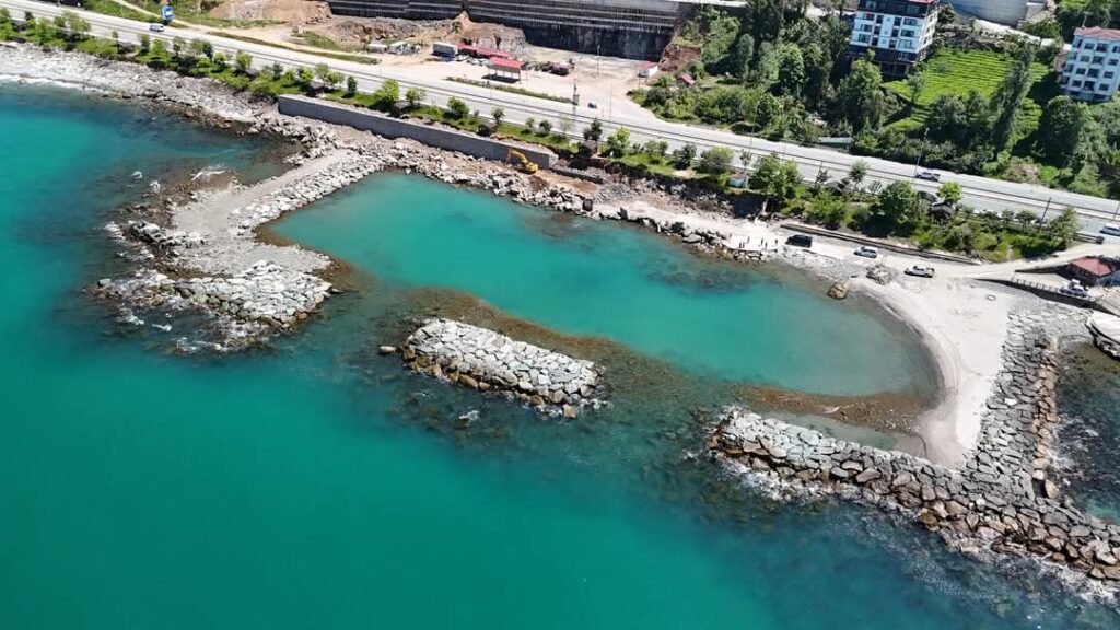 Rize Belediyesi Halk Plajı Haziran’da Tamam