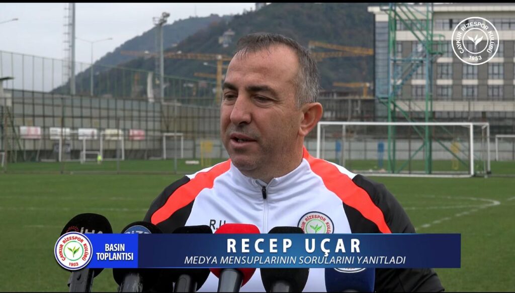 Ç.Rizespor Teknikdirektör’u Recep Uçar Basınla Buluştu