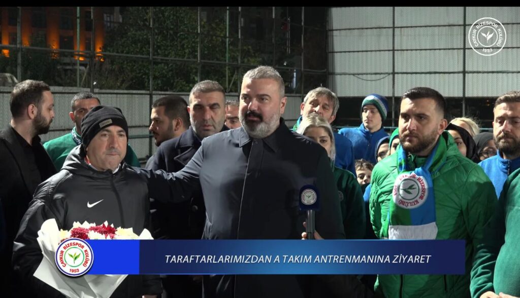 Ç.Rizespor Taraftarı Antrenmanını Ziyaret Etti