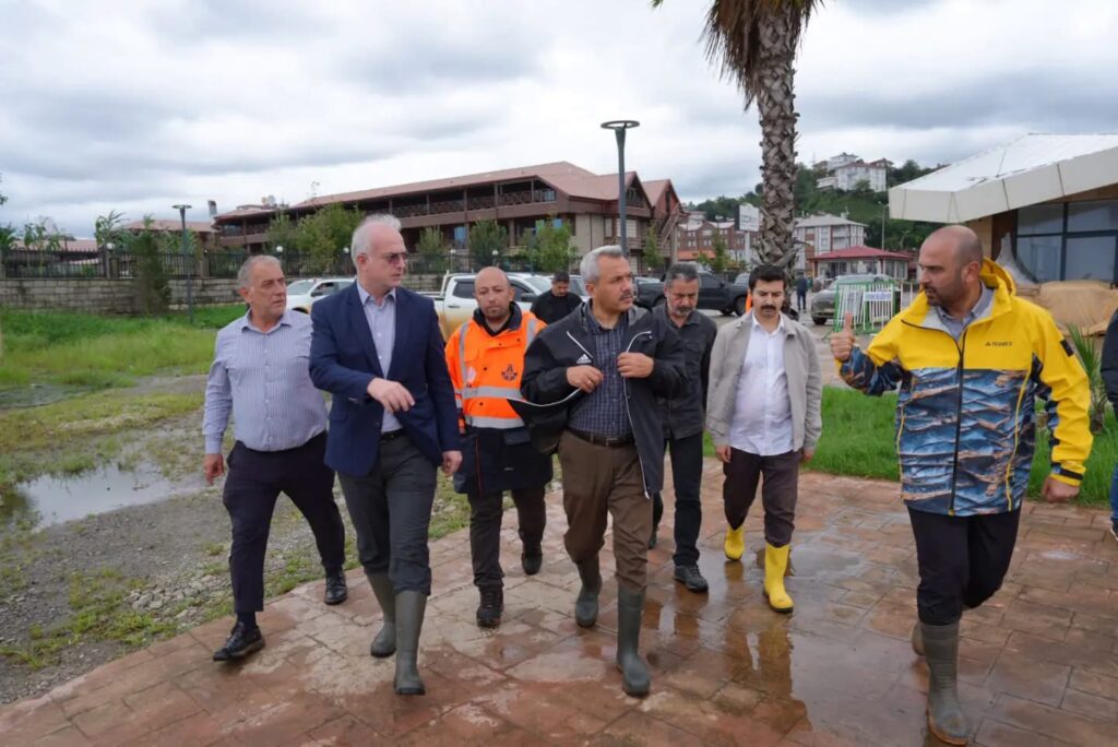 Rize Belediyesi İyidere Belediyesine Yardıma Koştu