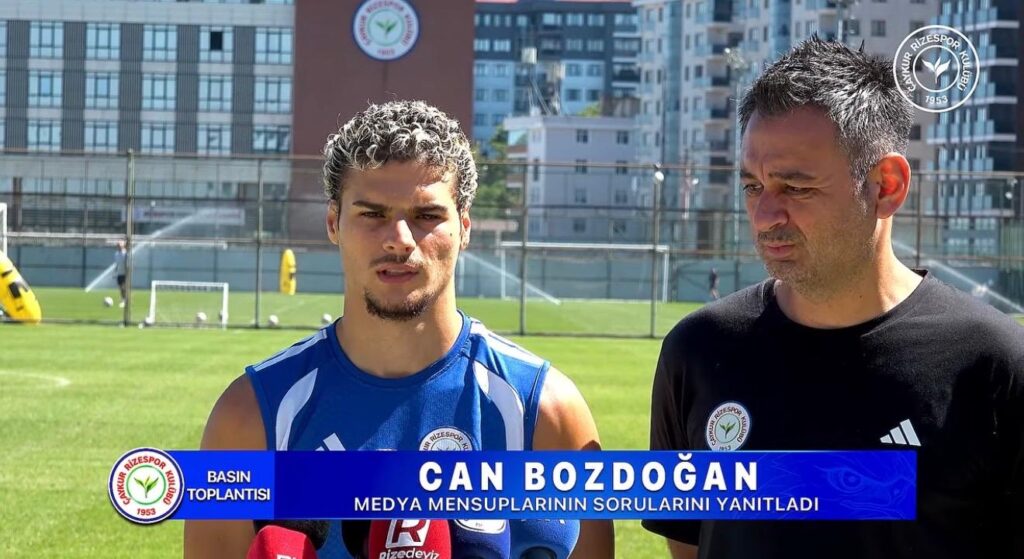 Ç.Rizesporlu Can Bozdoğan’dan açıklamalar